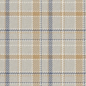 Woolen Flannel Tweed Plaid Fabric 