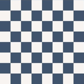 Teal Blue Checker {Teal Blue and Off White} Retro Checkerboard
