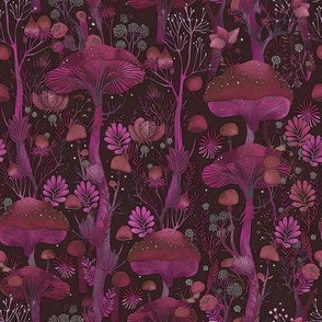 L red violet mushrooms T298