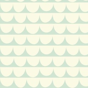 arches garland · ivory, mint