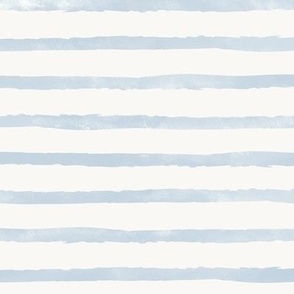 Light blue and white watercolor stripe
