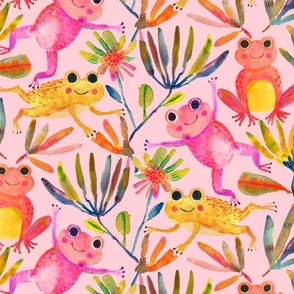 Hoppily ever after pink_ Jumbo frogs
