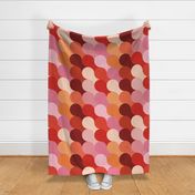 Groovy Geometric Decor - Retro Lava Bubbles No.001 / Large