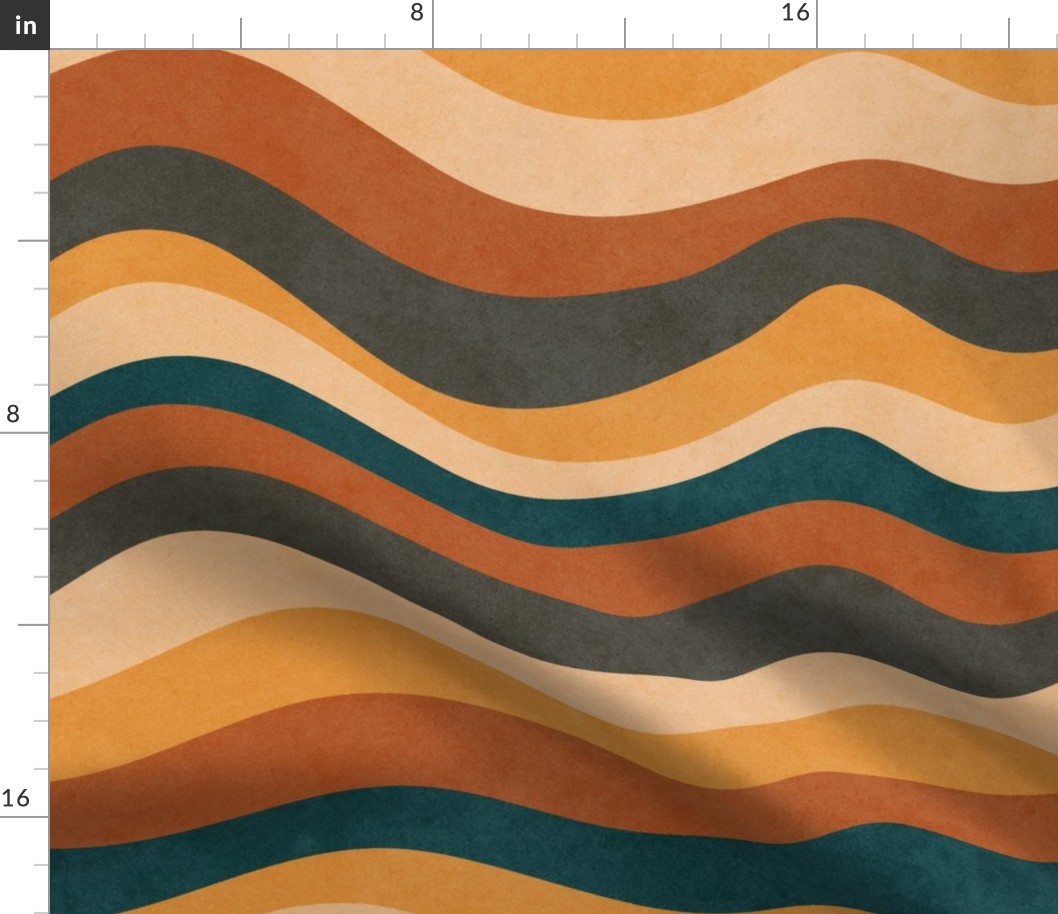 Retro Waves Swimsuit Pattern