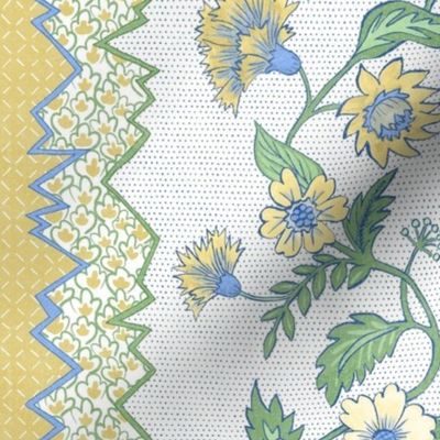 Sloane Deluxe Provence Mustard and Blue greens 