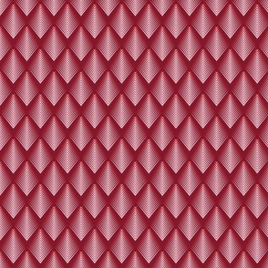 Optical Dragon Scales in Claret Small 
