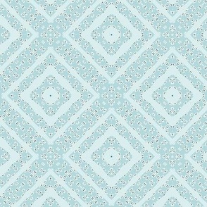 Eggshell Blue, Geometric from Hand-Painted Eggs