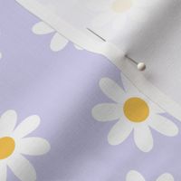 White Daisies on Lavender color 31