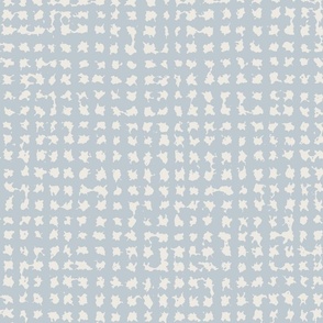 Large // Light blue and white crosshatch burlap woven texture for coastal home