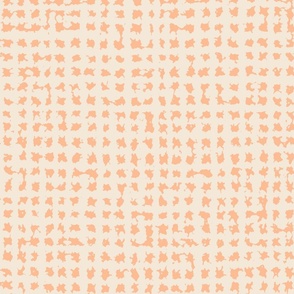 Large // Cream and peach fuzz crosshatch burlap woven texture for girls room