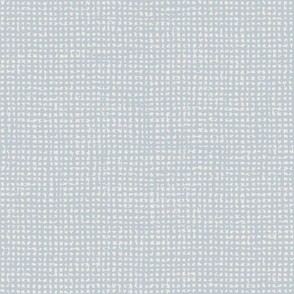 Medium // Light blue and white crosshatch burlap woven texture for coastal home