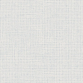Medium // White and light blue crosshatch burlap woven texture for coastal home