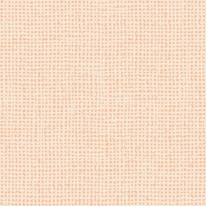 Medium // Cream and peach fuzz crosshatch burlap woven texture for girls room
