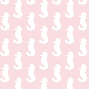 Seahorses - Pink - Ocean - Underwater - Coastal - Sea Life - Sea - Fish - Marine - Nature - Beach - Minimalist - Kids