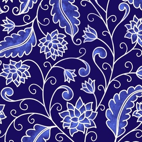 Chinoiserie - Moody Blue