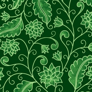 Emeralds and Ivy - A Moody Twist on Chinoiserie