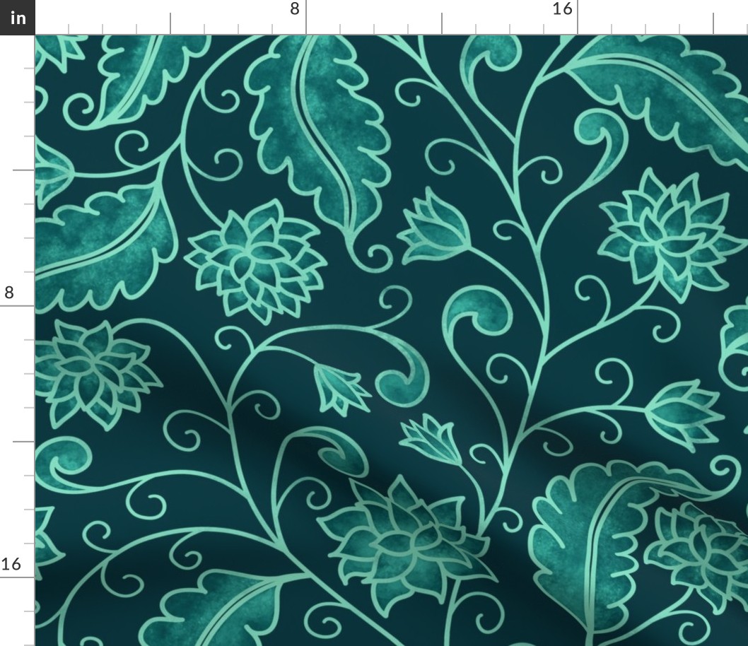 Dark Teal - A Moody Twist on Chinoiserie