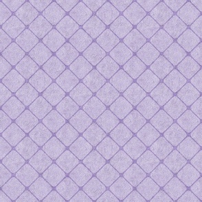 Lilac and Grape Faux Velvet Criss Cross Lattice   SMALL  