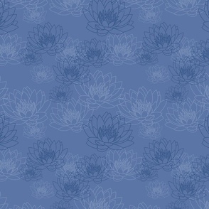 Water Lilies (blue)