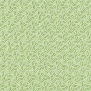 Lime Green Faux Velvet Pinwheel Pattern SMALL  