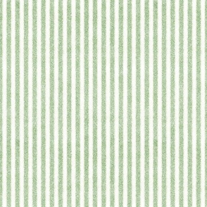 Lime Green and White Faux Velvet Stripes SMALL 