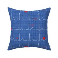 EKG Heartbeat Large -2 inch