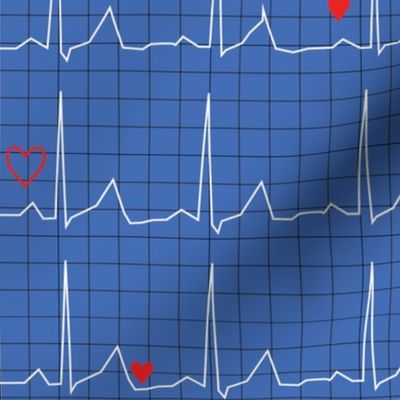 EKG Heartbeat Large -2 inch