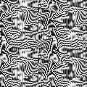 Monochrome Ripple Wave Pattern 