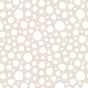  CUT OUTS dots – beige white