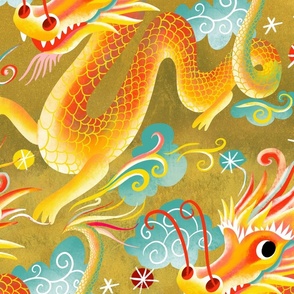 L  – lunar year of the dragon gold