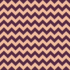 beige and dark purple chevron, autumn lines, zig zag, geometric (small)