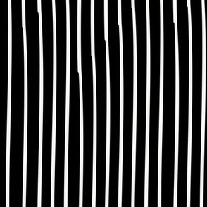 Sage Stripes on Black | Pressed Flowers Collection 