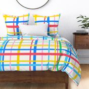 Colorful Happy Plaid In Vibrant Colors - XL