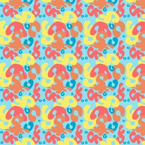 Abstraction - colorful summer pattern