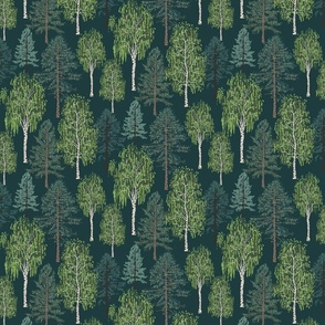 (S) Scandinavian boreal forest trees only