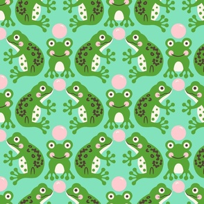 frogs and bubblegum bubbles l mint