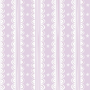 doodle stripes/lilac white
