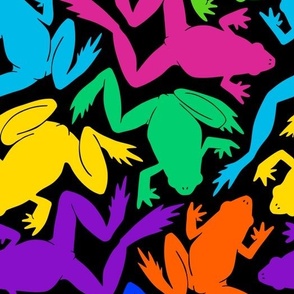 Frogs Forever in Bright Colors