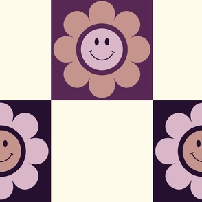 Smiley flowers - Large scale