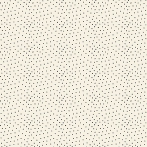 Black Dots On Off-White - XS