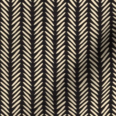 Simple chevron stripe vertical pattern in soft black