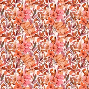 Tropical Peach Floral