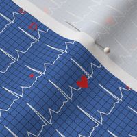 EKG Heartbeat Small - 1 inch