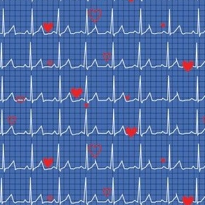 EKG Heartbeat Small - 1 inch