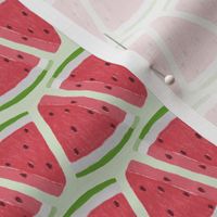 Watermelon Slices Pattern | Watermelons | Summer Fruit | Fruits | Food | Pink and Green |