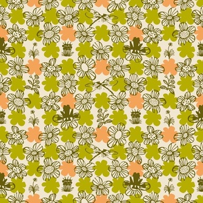 Scandi pond life olive green