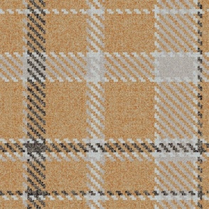 Woolen Flannel Tweed Plaid Fabric 