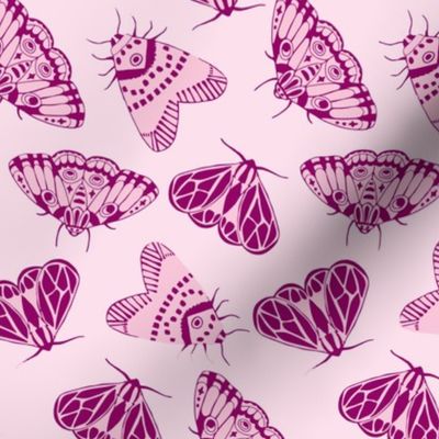 Barbie Pink Luna Moths 10inch repeat