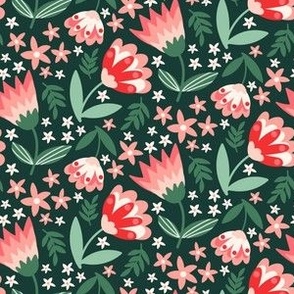 Spring floral pattern