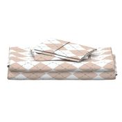 Argyle Cafe Latte Neutral Brown Harlequin Diamond Wallpaper LARGE